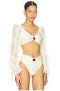 view 2 of 4 HAUT DE BIKINI À MANCHES LONGUES JADE in Off-white