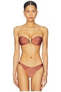 view 1 of 4 TOP BIKINI BANDA GOLDEN LUNE SEASHELL in Copper