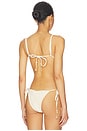 view 3 of 5 HAUT DE MAILLOT DE BAIN TRIANGLE TRIANGLE BIKINI TOP in Beige