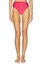 view 1 of 4 BAS DE MAILLOT DE BAIN TAILLE HAUTE SUNSTONE in Dark Pink