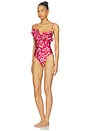 view 3 of 4 BAÑADOR PEONY PRINT in Red
