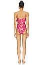 view 4 of 4 BAÑADOR PEONY PRINT in Red
