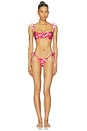 view 4 of 4 BRAGUITA BIKINI PEONY PRINT in Red