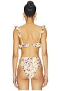 view 3 of 4 HAUT DE MAILLOT DE BAIN PEONY PRINT in Yellow