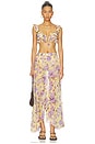 view 4 of 4 HAUT DE MAILLOT DE BAIN PEONY PRINT in Yellow