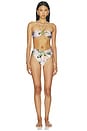 view 4 of 5 Lotus High Waist Bikini Bottom in Light Pink