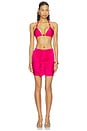 view 5 of 6 Aurora Lycra Bikini Bottom in Pink