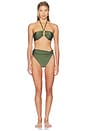 view 4 of 4 BAS DE MAILLOT DE BAIN AURORA in Green