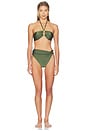 view 4 of 4 HAUT DE MAILLOT DE BAIN AURORA in Green