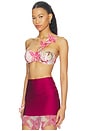 view 2 of 5 TOP BIKINI ORCHID BLOOM in Rose
