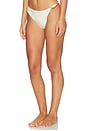 view 2 of 5 Martina Buckle Bikini Bottom in Off White