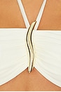 view 6 of 5 Martina Buckle Bikini Top in Off White