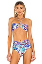 view 1 of 4 Blossom Bandeau Bikini Top in Violet