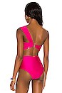 view 3 of 4 One Shoulder Bikini Top in Pink