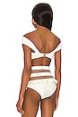 view 3 of 4 Off-the-Shoulder Bikini Top in Ivory