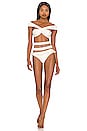 view 4 of 4 Off-the-Shoulder Bikini Top in Ivory