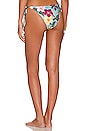 view 3 of 4 Hibiscus String Bikini Bottom in Celeste