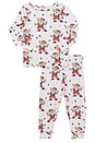 view 1 of 2 Kids Bamboo Pj Set in Western Santas