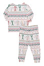 view 2 of 2 Kids Bamboo Pj Set in Ski Fair Isle