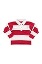 view 1 of 2 Albert Rugby Shirt in Red & White