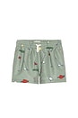 view 1 of 2 Boys Swim Trunk in Green Golf Tournament