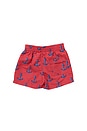 view 2 of 3 Boys Swim Trunk in Red Nautical