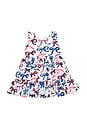 view 1 of 3 Girls Kelsey Dress in Red White And Bows
