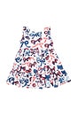 view 2 of 3 Girls Kelsey Dress in Red White And Bows