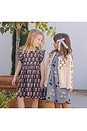view 3 of 5 Girls Elsie Dress in Navy Flower Drop