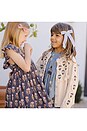 view 4 of 5 Girls Elsie Dress in Navy Flower Drop