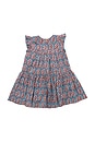 view 2 of 3 Fiona Ruffle Dress in Blue Paisley