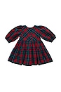 view 2 of 2 Girl Maribelle Dress in Red Tartan