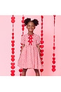 view 3 of 5 Girls Hermione Dress in Mini Hearts
