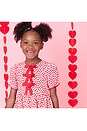 view 4 of 5 Girls Hermione Dress in Mini Hearts