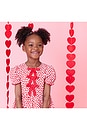 view 5 of 5 Girls Hermione Dress in Mini Hearts
