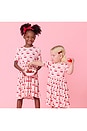 view 3 of 6 Girls Bamboo Steph Dress in Cherry Hearts