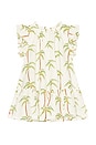 view 2 of 2 ROBE HARPER in Cream Palm Trees