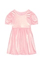 view 1 of 2 Girls Lame Laurie Dress in Light Pink