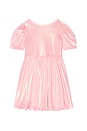 view 2 of 2 Girls Lame Laurie Dress in Light Pink