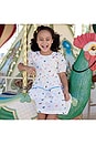 view 3 of 4 Girls Charlie Dress in Multi Tiny Horses