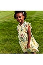 view 3 of 4 Girls Harper Dress in Pale Yellow Poppy
