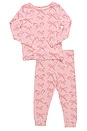view 1 of 2 Kids Bamboo Pj Set in Candy Cane Bows