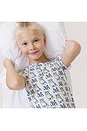 view 3 of 4 Kids Bamboo Pj Set in Blue Corgis