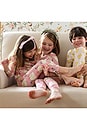 view 3 of 4 Kids Bamboo Pj Set in Pink Bunnies