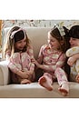 view 4 of 4 Kids Bamboo Pj Set in Pink Bunnies