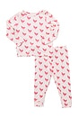 view 1 of 2 Bamboo PJ Set in Pink Chickens