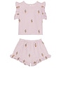 view 1 of 4 Girls Roey 2 Piece Set in Lavender Soft Serve