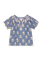 view 1 of 4 Girls Ava Top in Periwinkle Small Bud