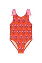 view 1 of 2 Girls Shelly Swimsuit in Strawflower