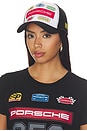 view 1 of 4 SOMBRERO PORSCHE TRUCKER HAT in Black Multi